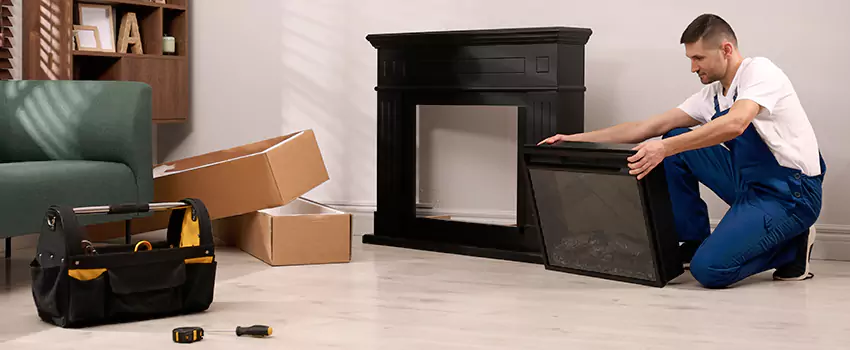 Old Rusted Metal Fireplace Repair And Replacement in Morgantown, WV